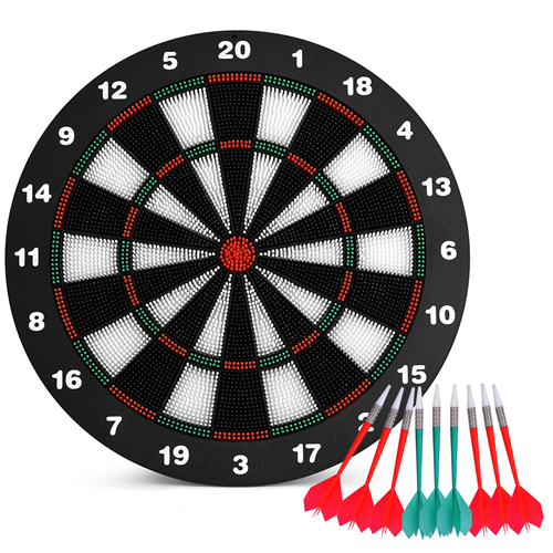 INNOCHEER Dartboard & 9 Rubber