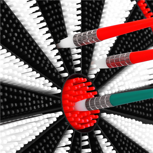 INNOCHEER Dartboard & 9 Rubber