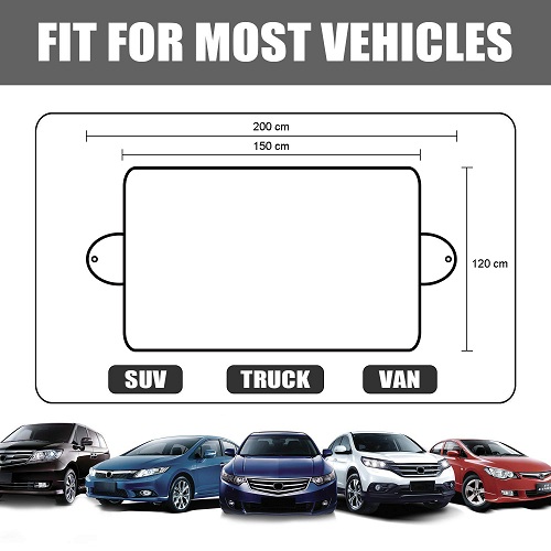 INNOCHEER Autoscheibenabdeckung 150x120cm
