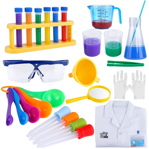 INNOCHEER Kids Science Experiment Kit with Lab Coat