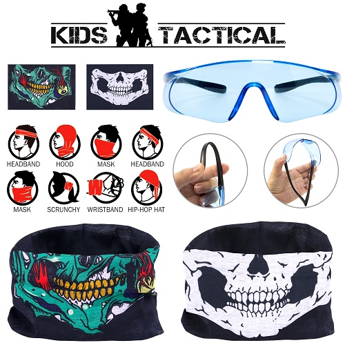 INNOCHEER Kids Tactical Vest Kit 2 Pack Compatible with Nerf