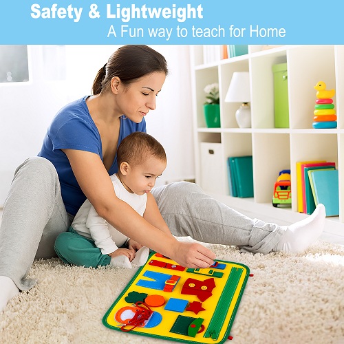 INNOCHEER Busy Board for Toddlers 2-4