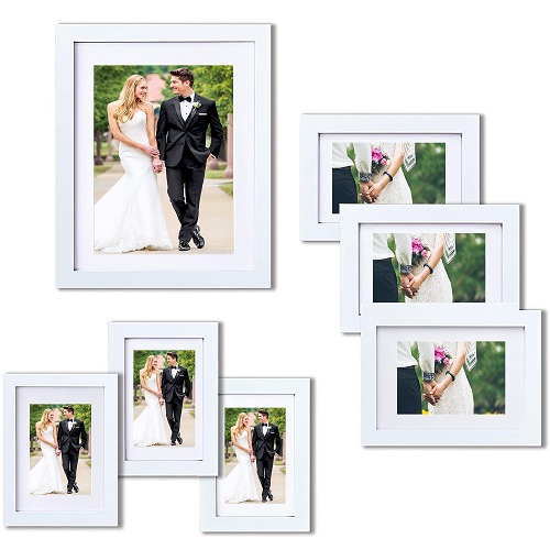 INNOCHEER Picture Frame Set White