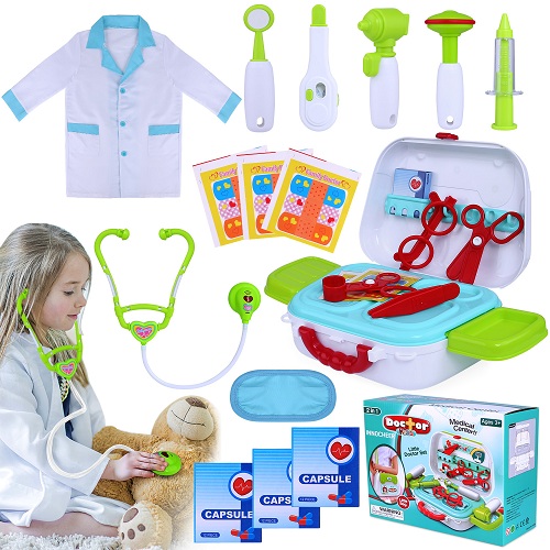 Kids Doctor Kit 20 Pieces Pretend-n-Play Medical Toys Set