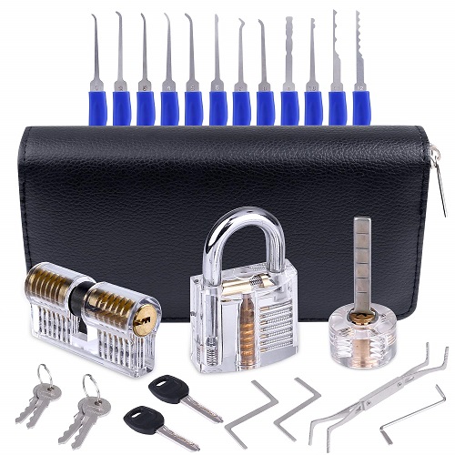 Lockpicking Set, Dietrich Set - 24-Teiliges Pick Lock Set